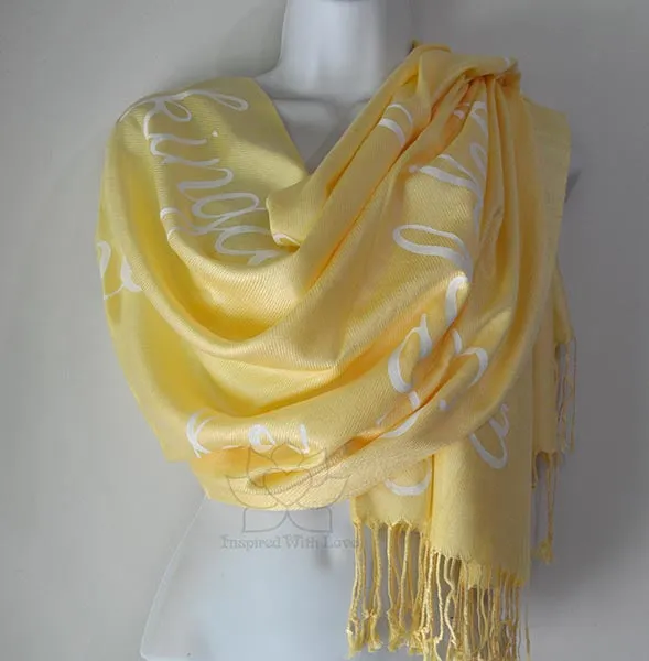 Custom Matthew 6:33 - Seek first the kingdom of God Bible Verse Scripture Scarf - Inspired With Love