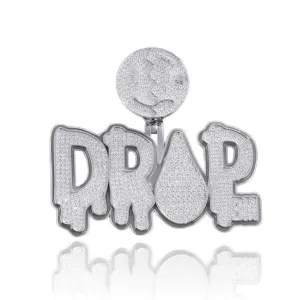 Custom Moissanite Diamond Letters Glow In The Dark Pendant Deposit (Non-refundable)
