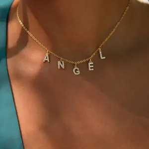 Custom Name Charm Necklace