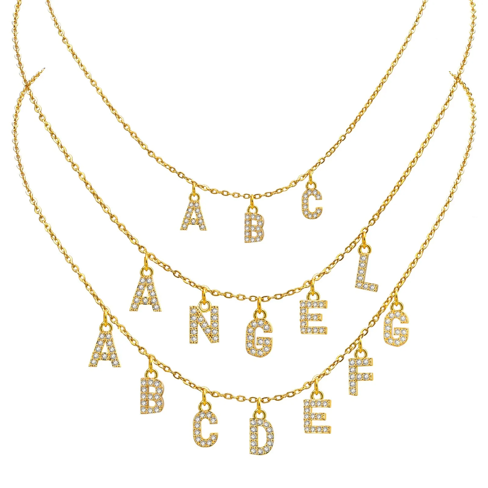 Custom Name Charm Necklace