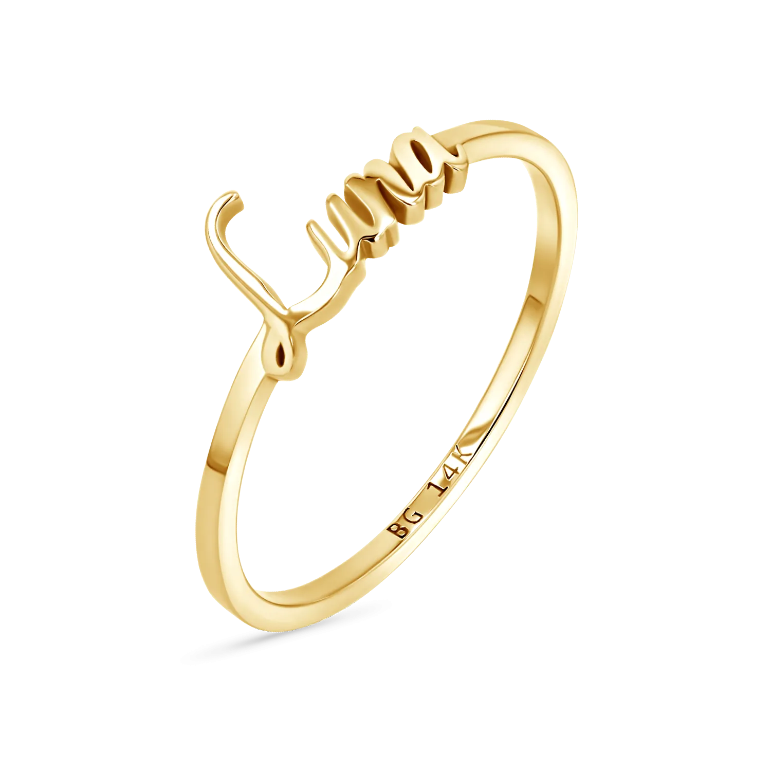 Custom Name Ring