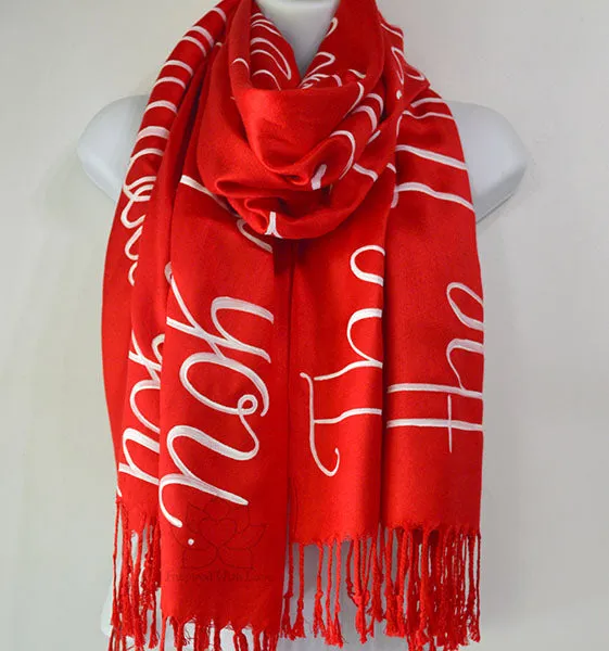 Custom Numbers 6:24-25 The LORD bless you and keep you shawl - Inspired With Love
