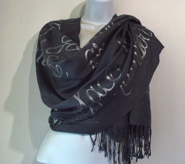 Custom Numbers 6:24-26 The Lord bless you and keep you shawl - Inspired With Love