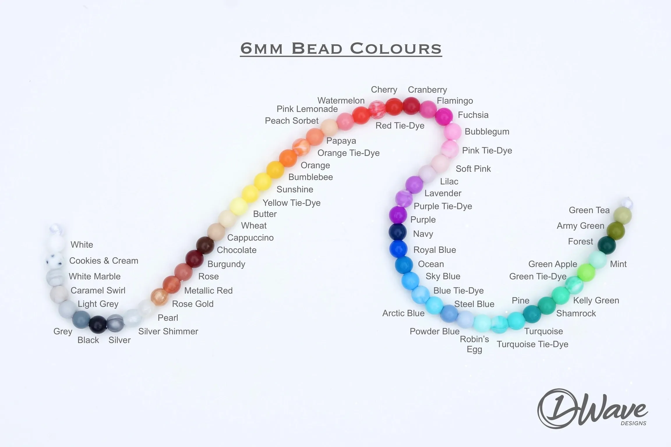 Custom Personalized Stretch Bracelet (6mm)