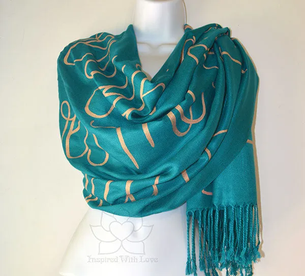 Custom Philippians 4:13 I Can Do Everything Through Him Who Gives Me Strength shawl - Inspired With Love