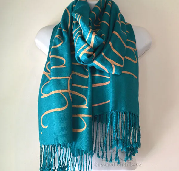 Custom Philippians 4:13 I Can Do Everything Through Him Who Gives Me Strength shawl - Inspired With Love