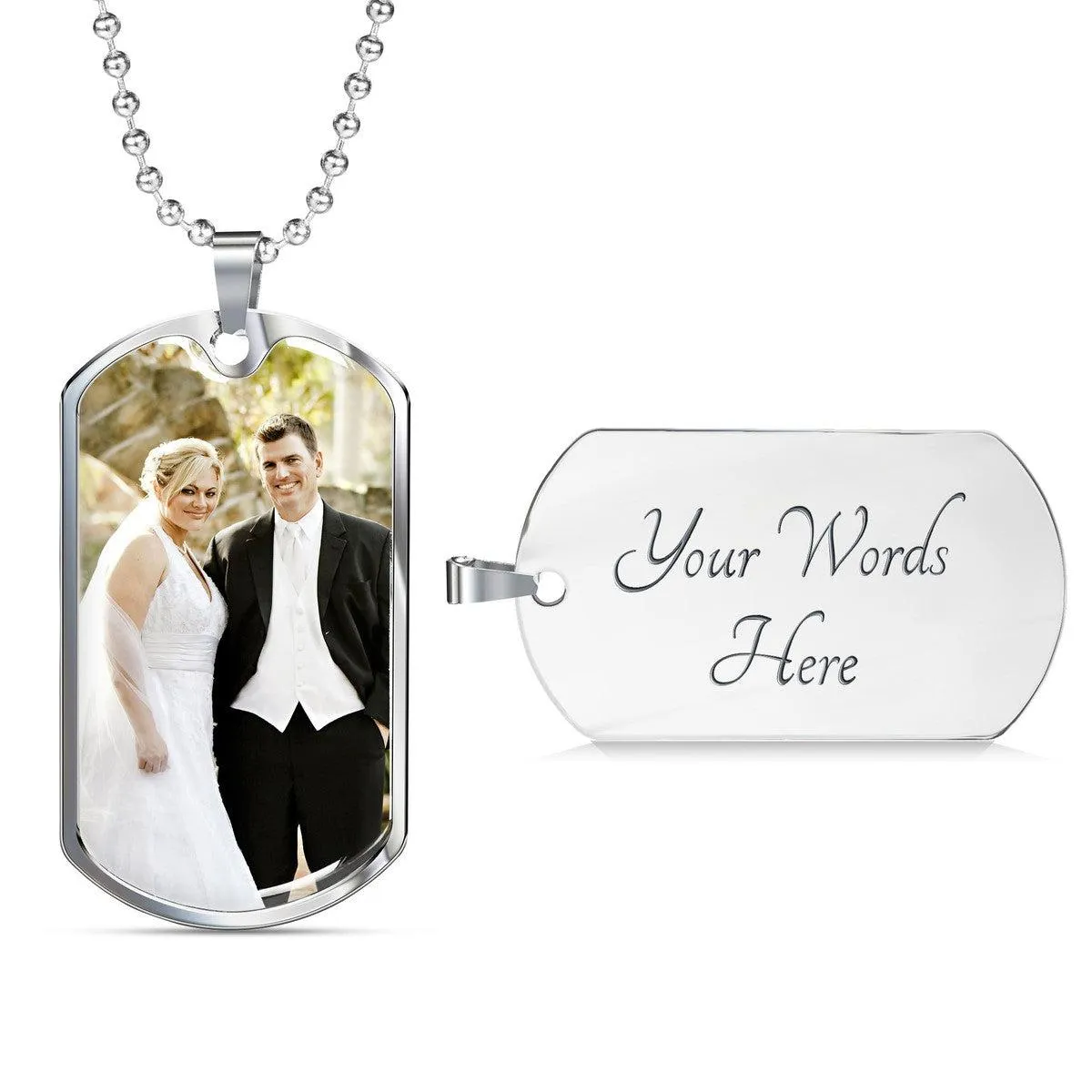 Custom Photo Dog Tag