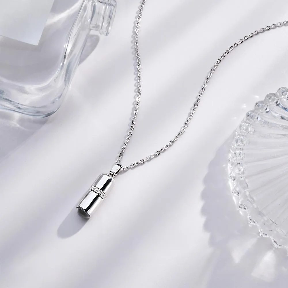 Custom Projection Custom Pill Necklace