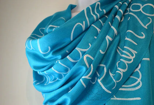 Custom Psalm 28:7 The LORD is my strength and shield shawl - Inspired With Love