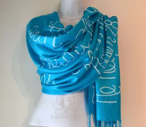 Custom Psalm 28:7 The LORD is my strength and shield shawl - Inspired With Love