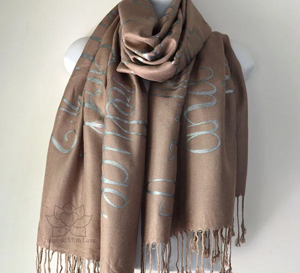 Custom Psalm 91:2 I will say of the Lord, He is my refuge & my fortress shawl - Inspired With Love