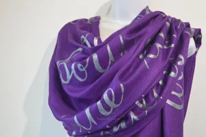 Custom Psalms 3:3 But You, O Lord, Are A Shield About Me Scripture shawl - Inspired With Love