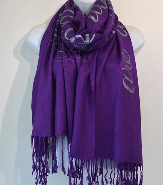 Custom Psalms 3:3 But You, O Lord, Are A Shield About Me Scripture shawl - Inspired With Love