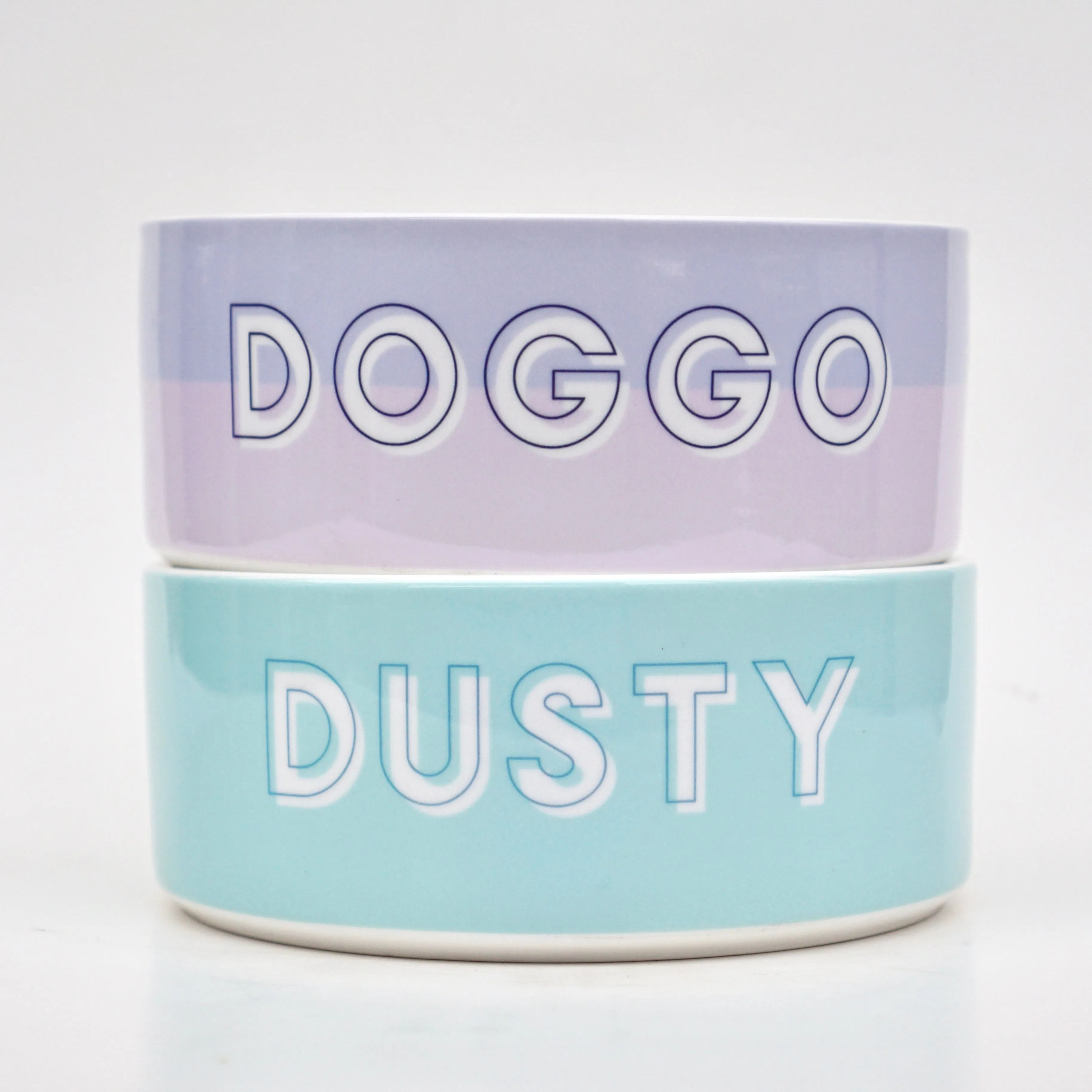 Custom Solid Color Dog Bowl