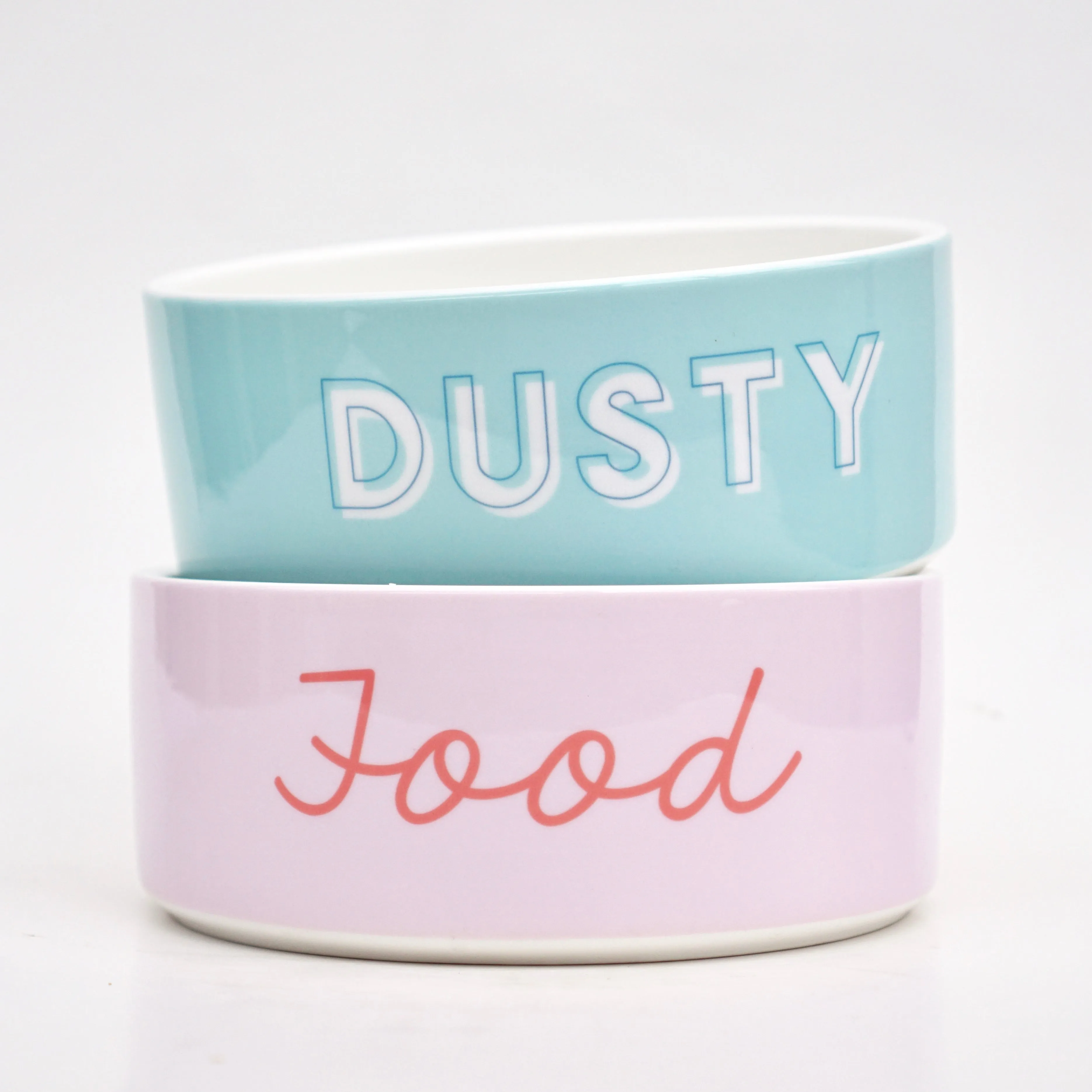 Custom Solid Color Dog Bowl