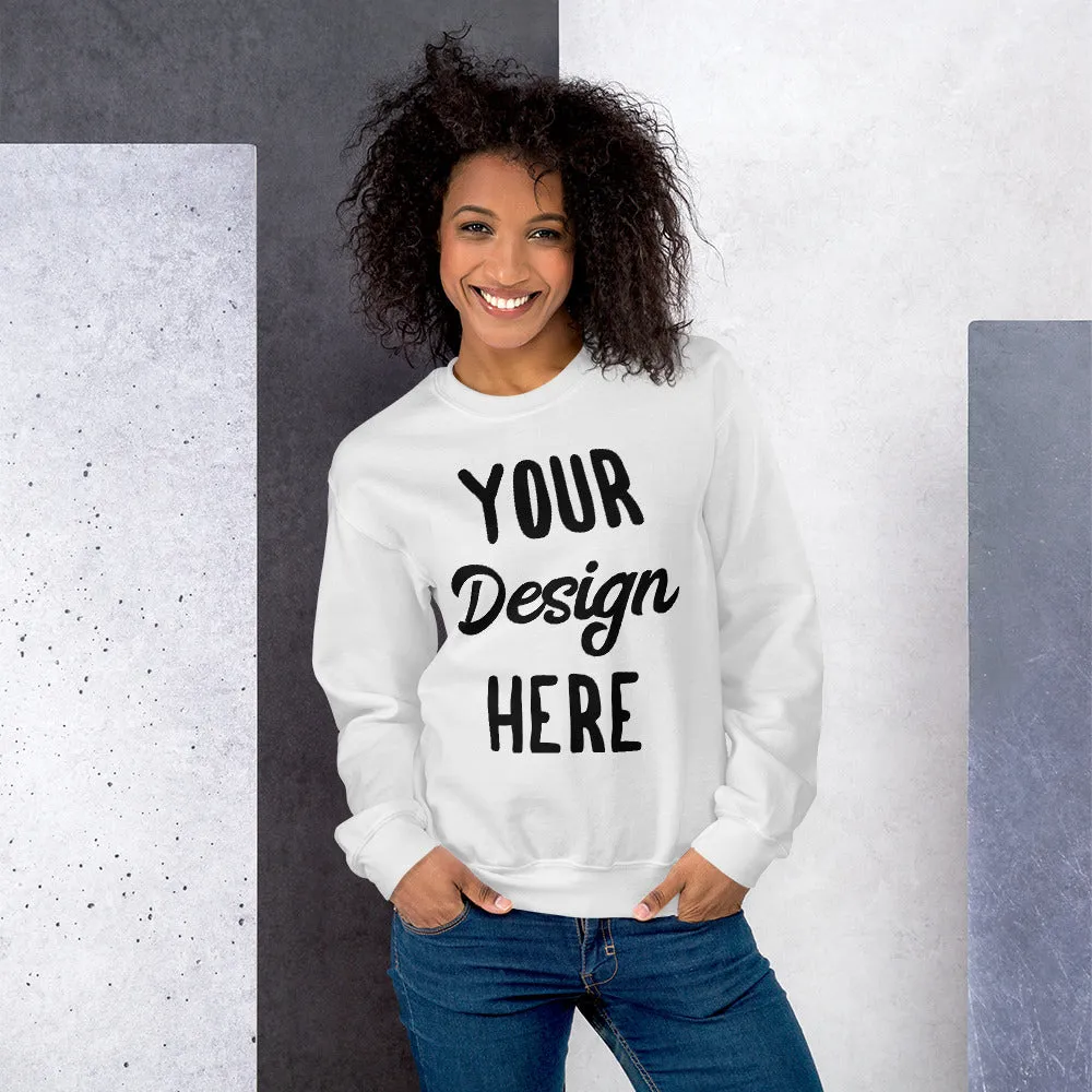 Custom Sweatshirt, Personalized Sweatshirt - Custom Unisex Sweatshirt - Custom Photo Text on Sweatshirt