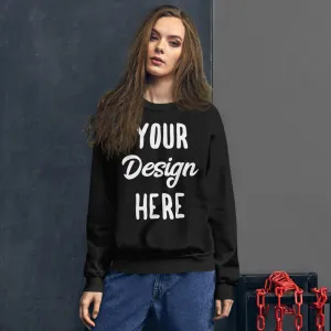 Custom Sweatshirt, Personalized Sweatshirt - Custom Unisex Sweatshirt - Custom Photo Text on Sweatshirt