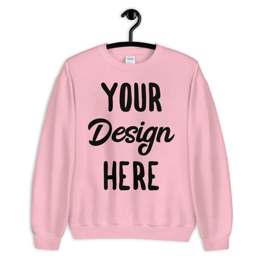 Custom Sweatshirt, Personalized Sweatshirt - Custom Unisex Sweatshirt - Custom Photo Text on Sweatshirt