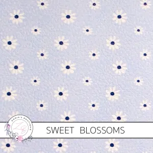 CUSTOM Sweet Blossoms ~ Faux Leather  ~ 1mm
