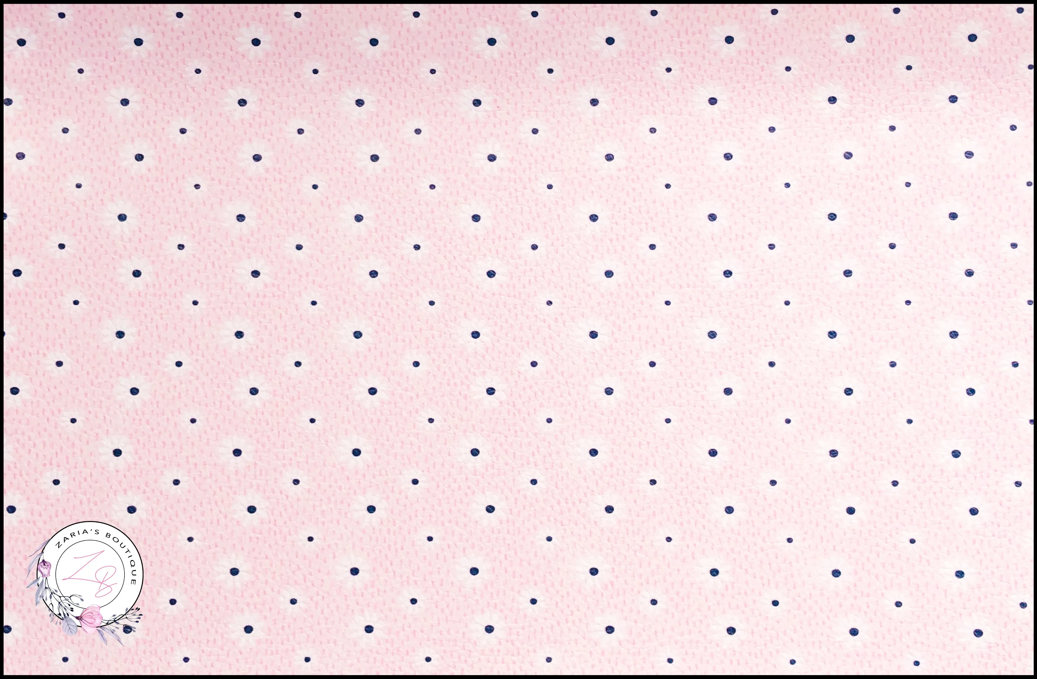CUSTOM Sweet Blossoms ~ Faux Leather  ~ 1mm