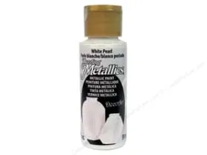 DecoArt® Dazzling Metallics® Paint, 2 oz. White Pearl