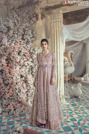 Designer Embroidered Net Lehenga for Wedding #BN891