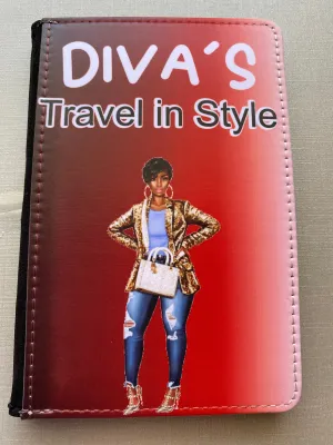 DIVA'S Travel in Style - Personalized Passport Cover And Luggage Tag - $25 a set