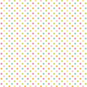 Doodlebug - Bunny Hop Collection - 12x12 Heavyweight Acetate - Easter Dots / 8460