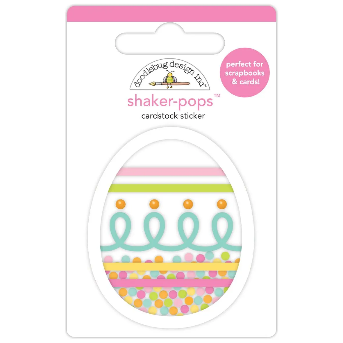 Doodlebug - Bunny Hop Collection - Shaker Pops - Egg-stra Special  / 8430