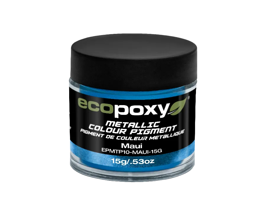EcoPoxy Mica Powder. Metallic Color Pigments for Epoxy Resin