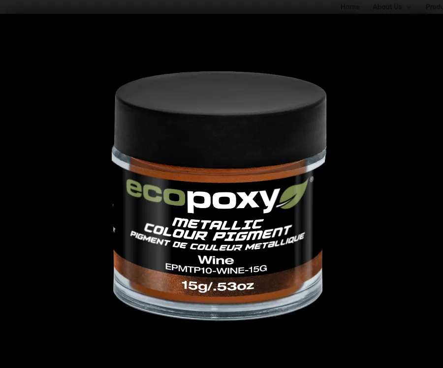 EcoPoxy Mica Powder. Metallic Color Pigments for Epoxy Resin