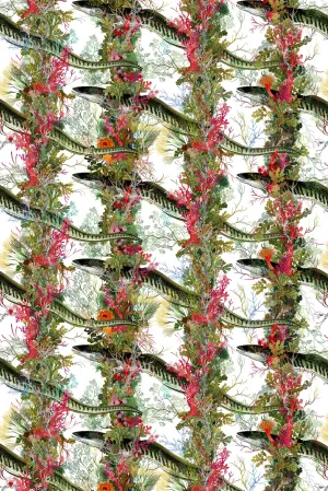 eel colonnade wallpaper
