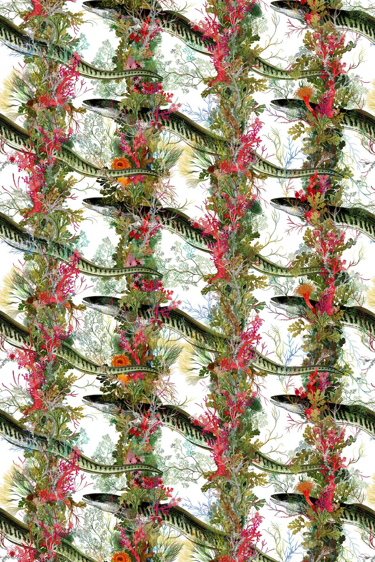 eel colonnade wallpaper