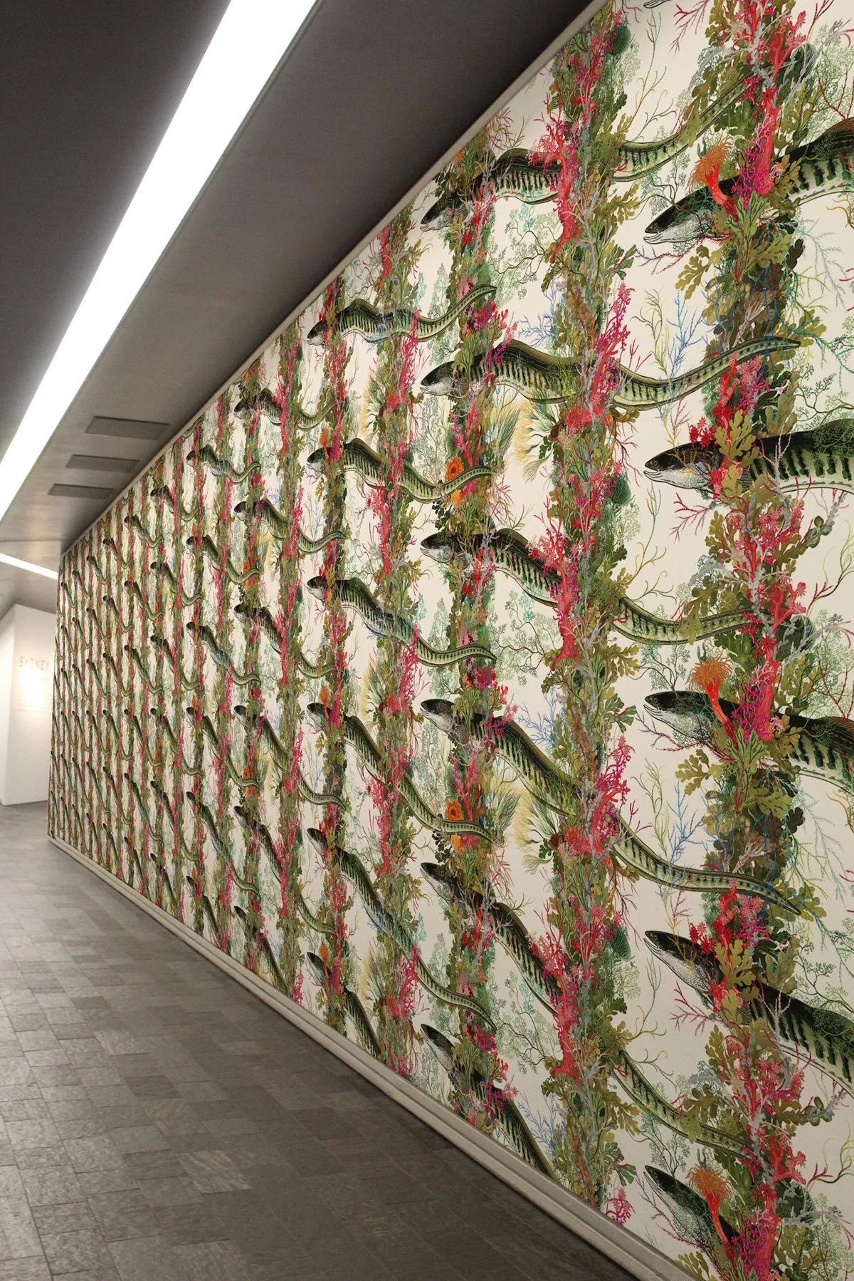 eel colonnade wallpaper