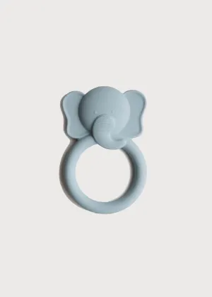 Elephant Teether in Blue