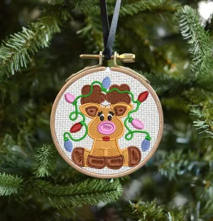 Embroidered Christmas Ornaments