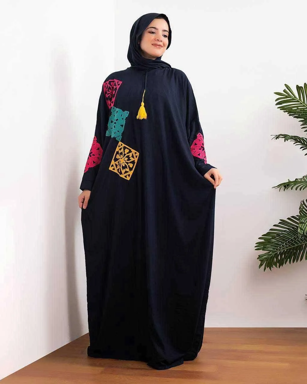 Embroidered cotton lace