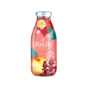 FIREFLY NATURAL DRINKS Peach & Green Tea 330ml