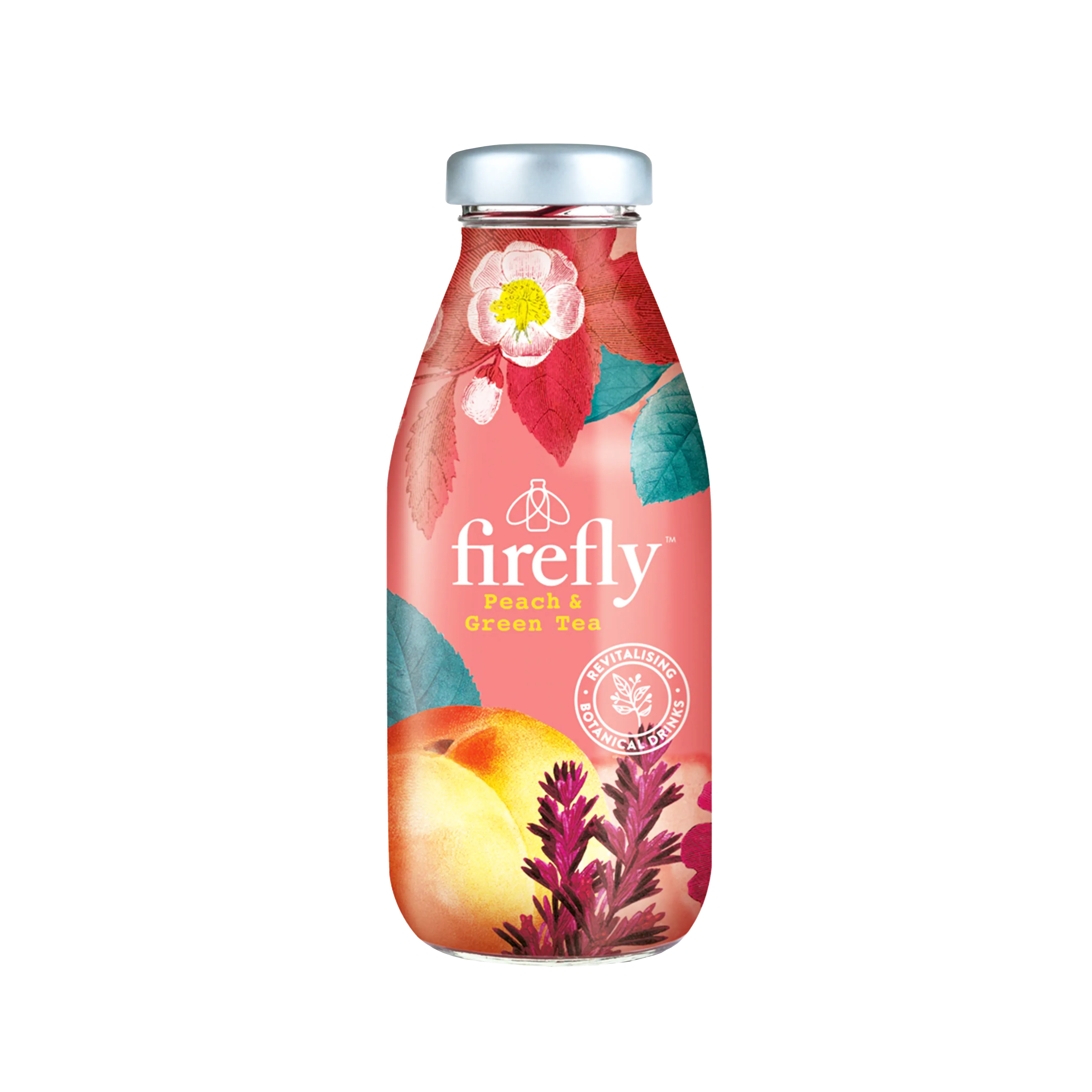 FIREFLY NATURAL DRINKS Peach & Green Tea 330ml