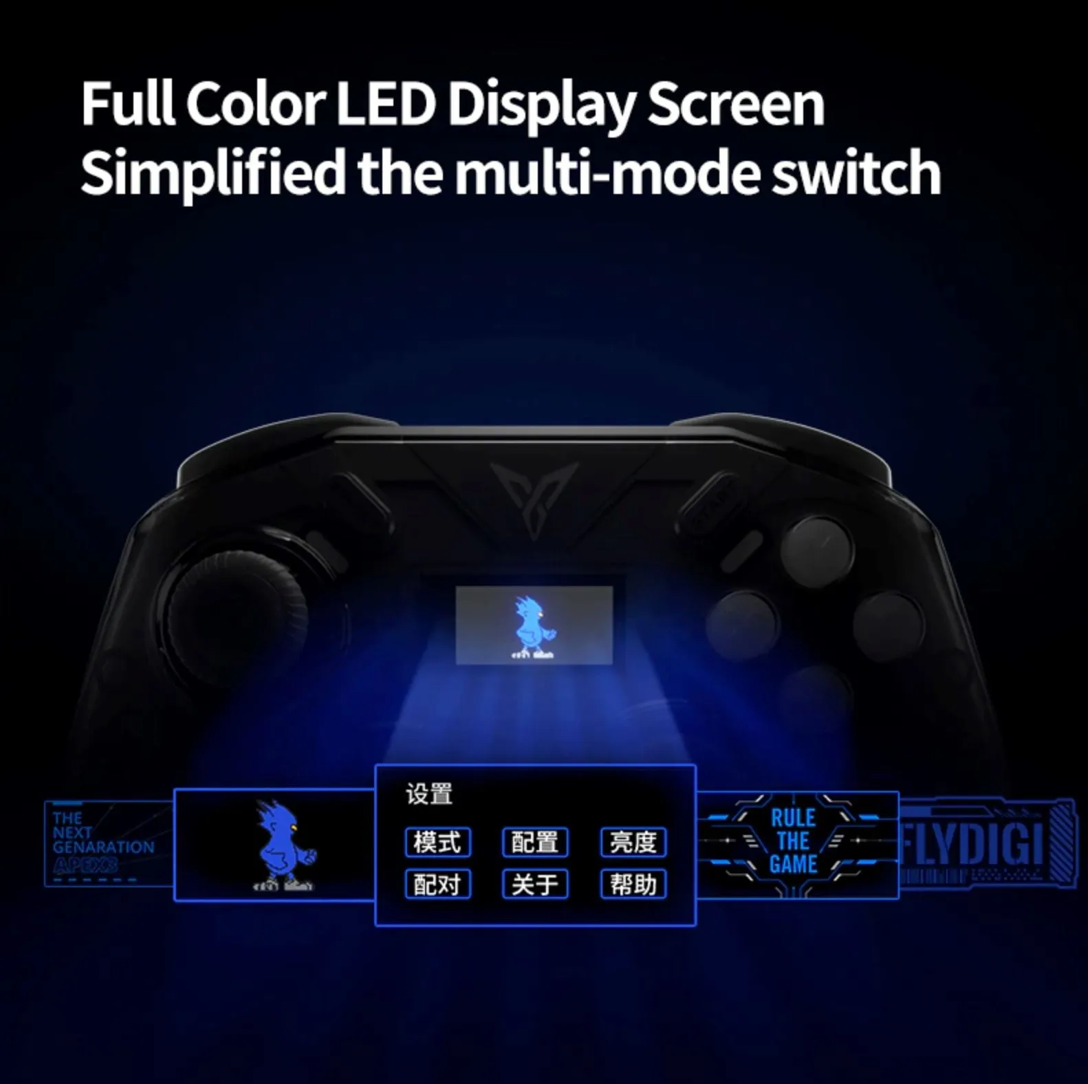 Flydigi Apex Series 3 Elite Gaming Controller Support: Windows/Switch/Android/MFi Apple Arcade Games/Cloud Gaming