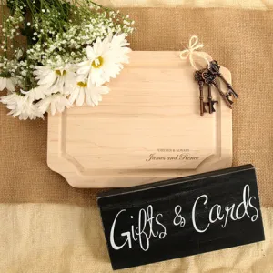 Forever & Always Personalized Wood Board