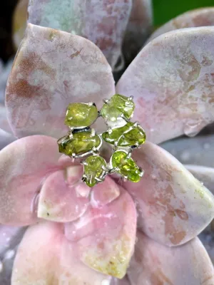 Free-form Organic Peridot Ring 1
