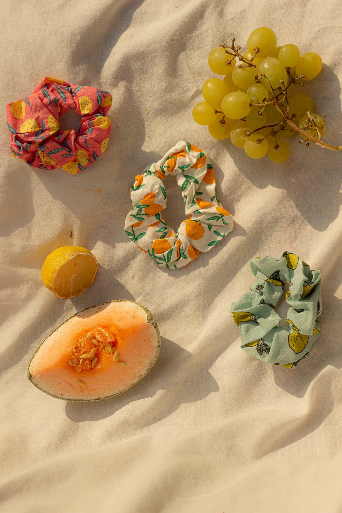 Fruity Tutti Print Scrunchie