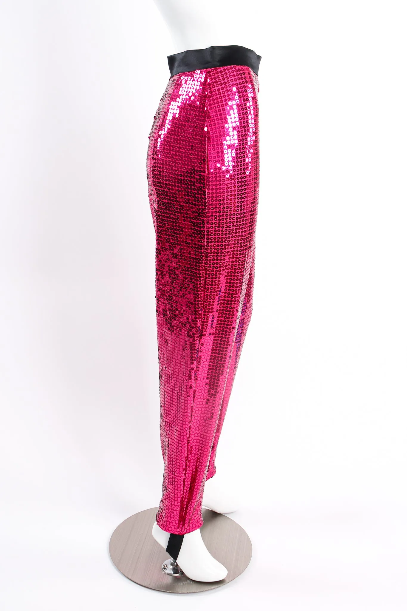 Fuchsia Sequin Stirrup Pant