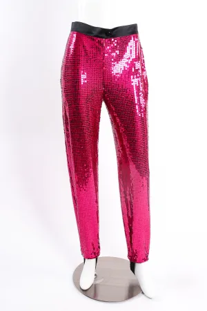 Fuchsia Sequin Stirrup Pant