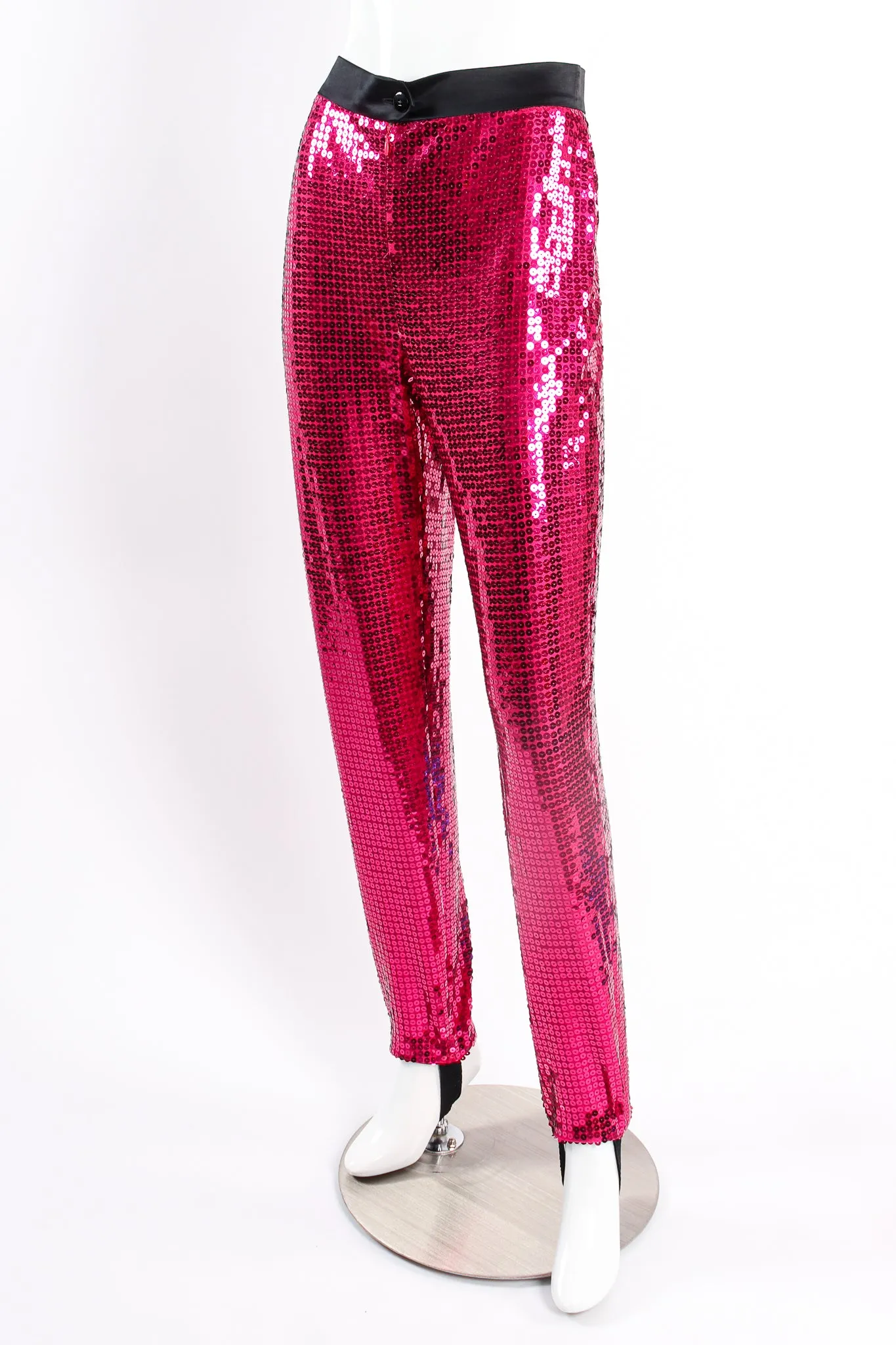 Fuchsia Sequin Stirrup Pant