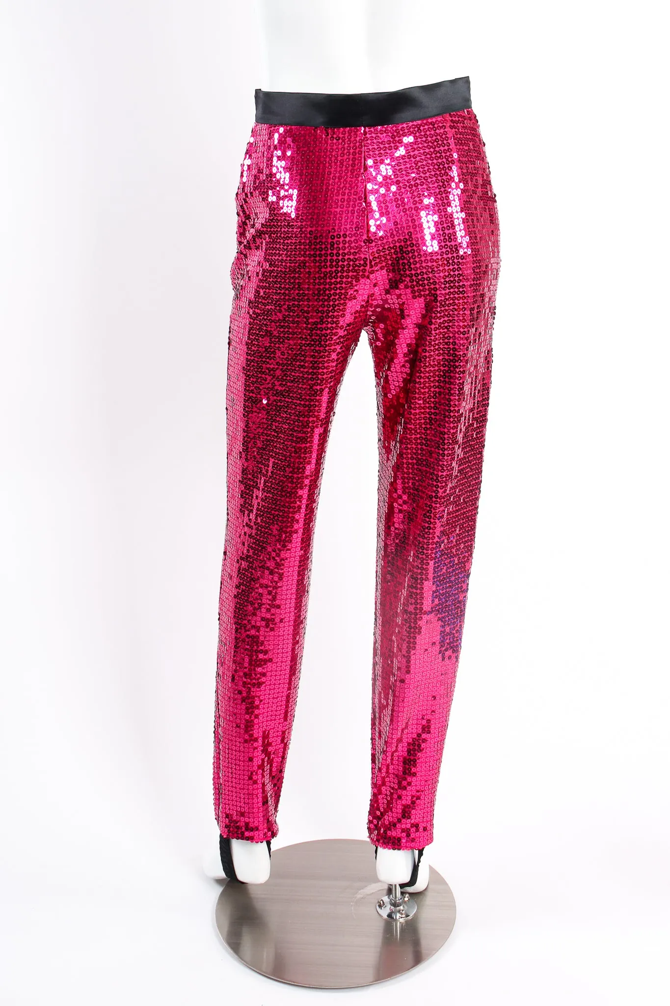 Fuchsia Sequin Stirrup Pant