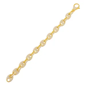 Full Pavé Mariner Chain Bracelet