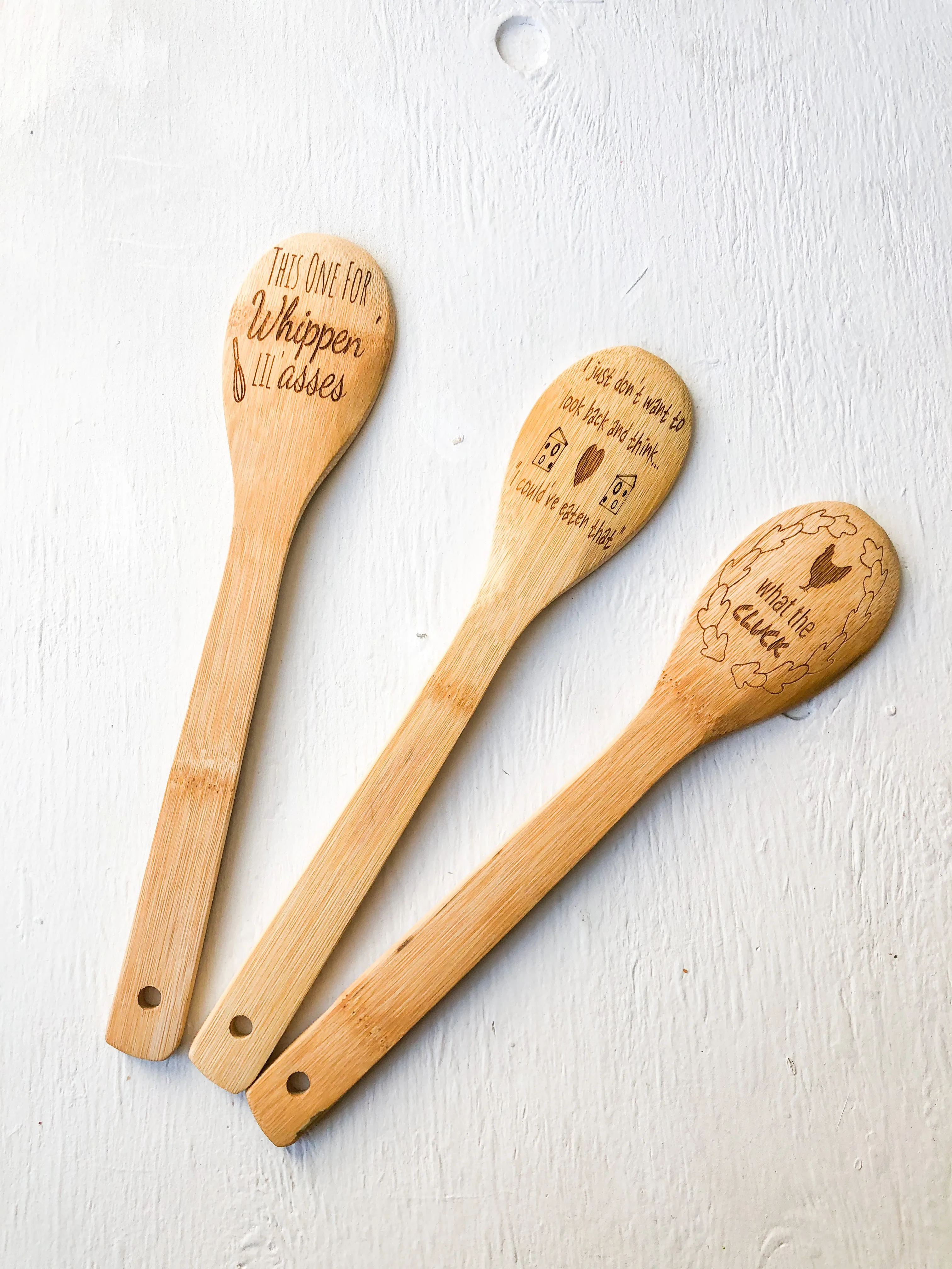 Funny Kitchen Wooden Spoons