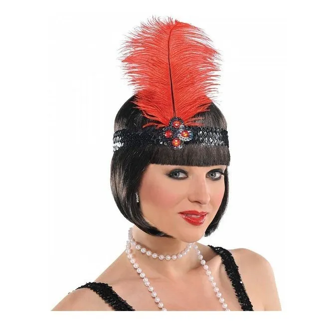 Gatsby Girl Roaring 20's Flapper Headpiece Headband